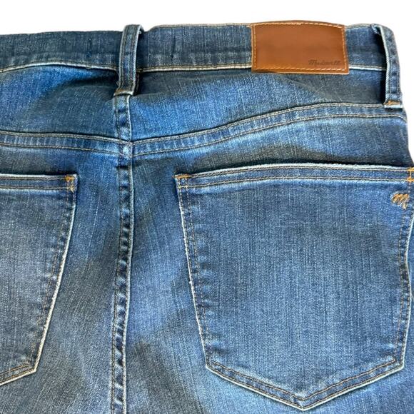 Madewell 10” High-Rise Skinny Jeans Button Fly Raw Hem Size 29 - Picture 9 of 12